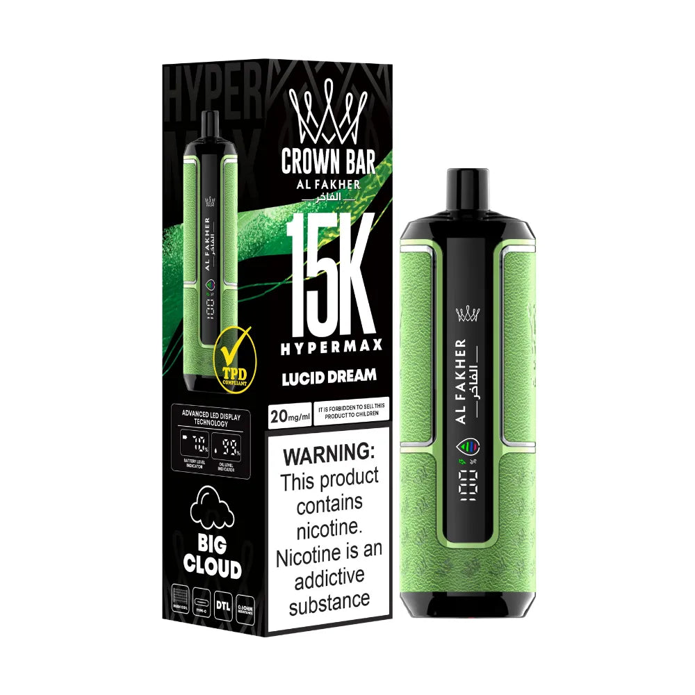 Al Fakher Crown Bar 15k Puffs Lucid Dream