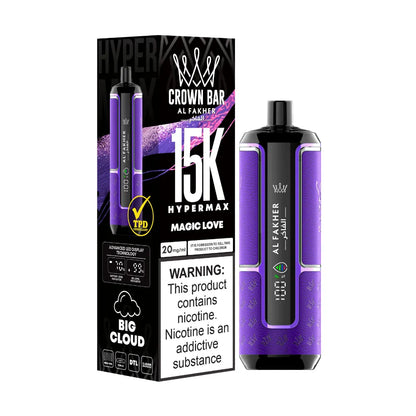 Al Fakher Crown Bar 15k Puffs Magic Love