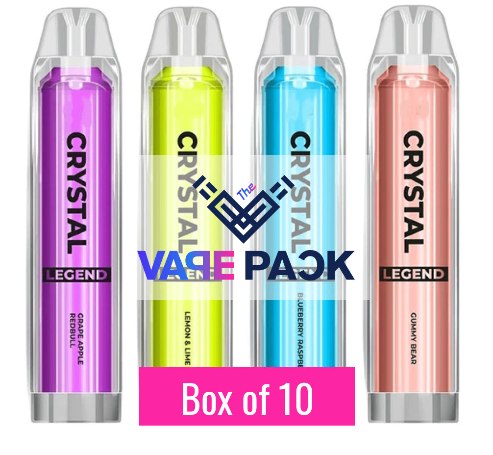 CRYSTAL LEGEND 4000 PUFFS VAPE BOX OF 10