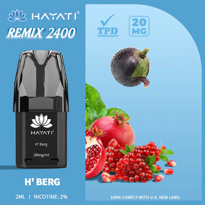 Hayati Remix 2400 Puffs Disposable Vape