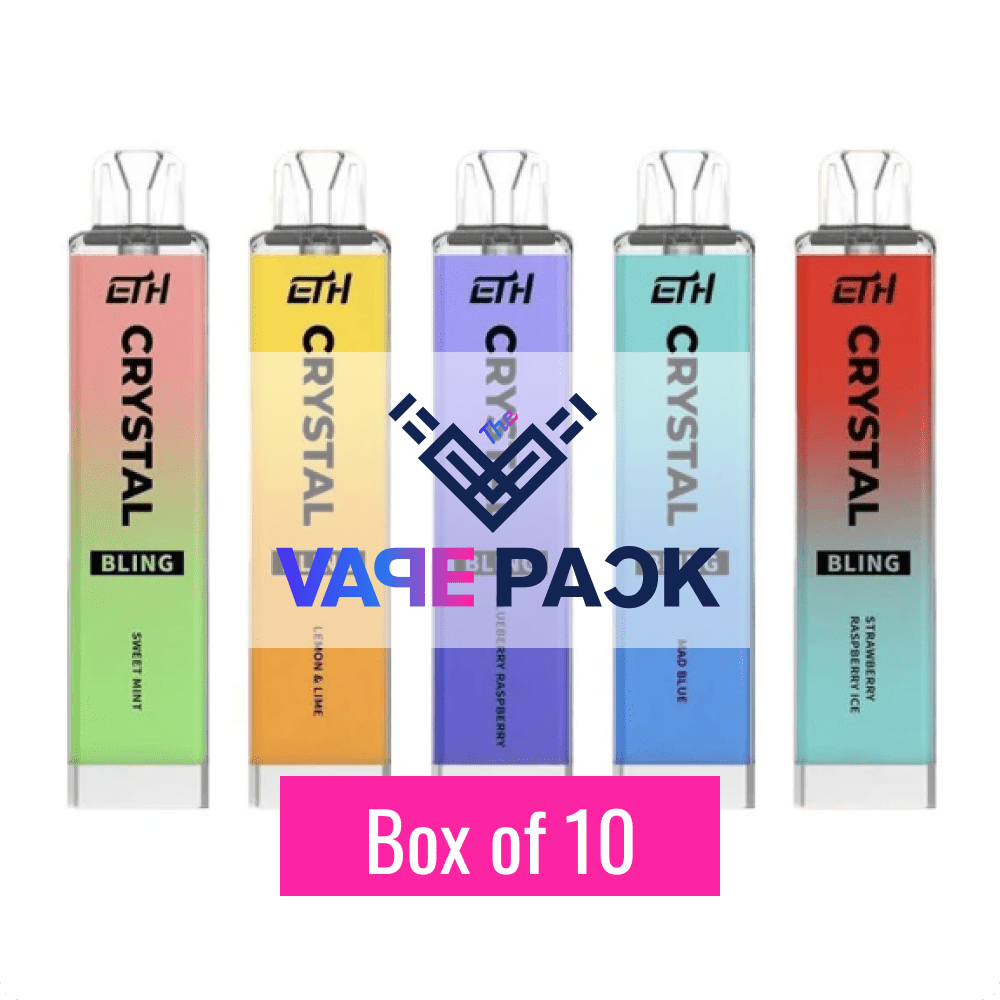 Crystal Bling 6000 Puffs Disposable Vape Box of 10