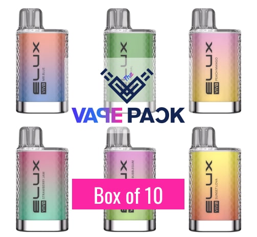 Elux Viva Pro 5000 Puffs Disposable Vape Box of 10