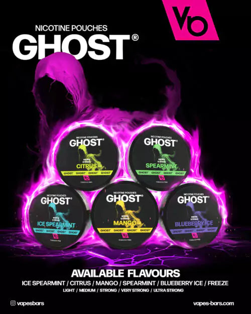 25mg Ghost Strong Nicotine Pouches