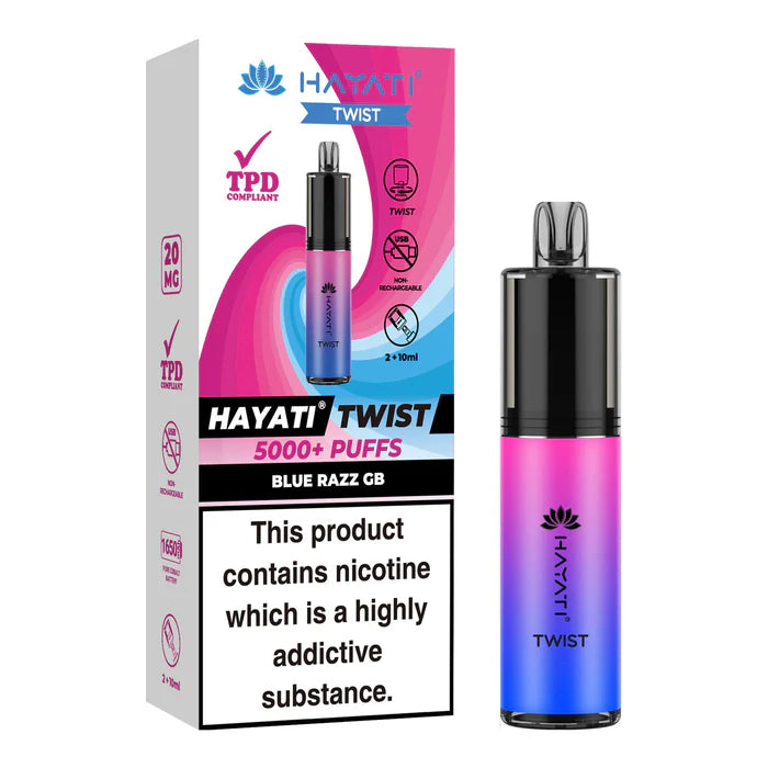 Hayati Twist 5000 Blue Razz GB