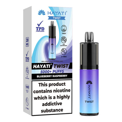 Hayati Twist 5000 Blueberry Raspberry