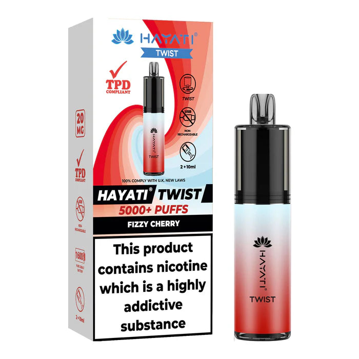 Hayati Twist 5000 Fizzy Cherry