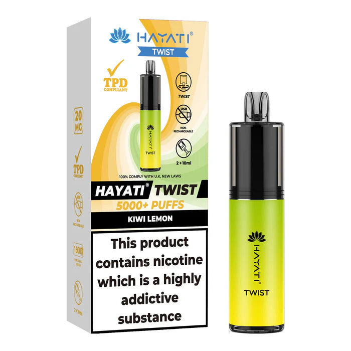 Hayati Twist 5000 Kiwi Lemon