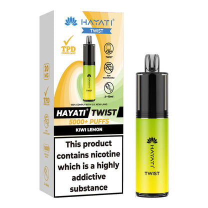 Hayati Twist 5000 Kiwi Lemon