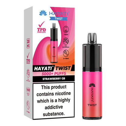 Hayati Twist 5000 Strawberry GB