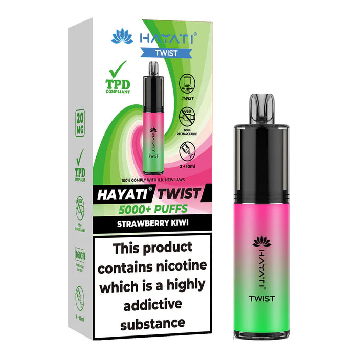 Hayati Twist 5000 Strawberry Kiwi