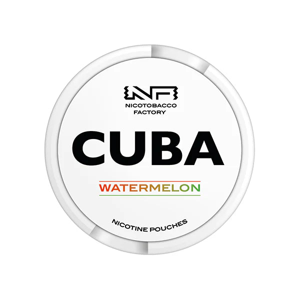 43mg CUBA White Nicotine Pouches