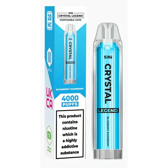 crystal legend 4000 puffs disposable vape