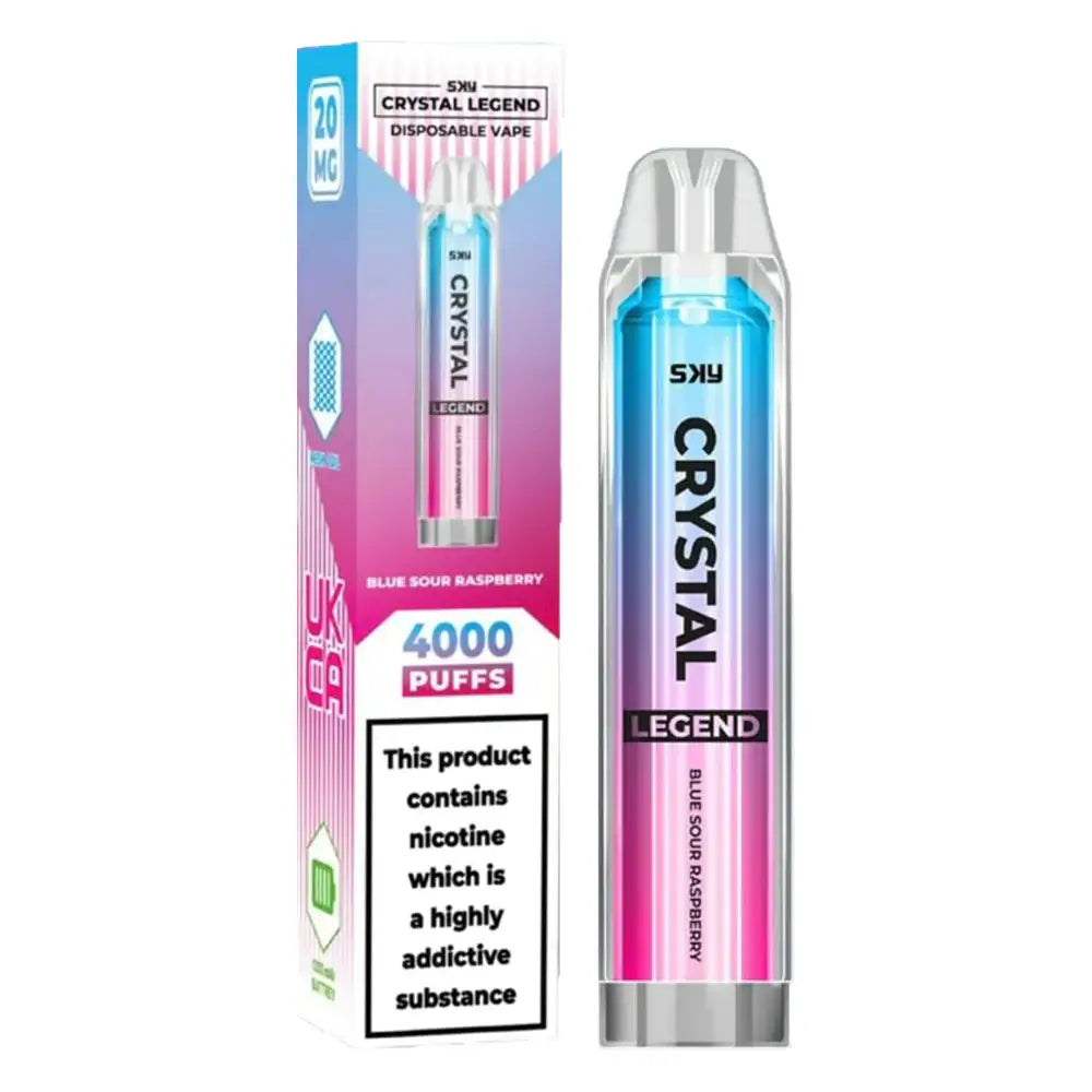 crystal legend 4000 puffs disposable vape