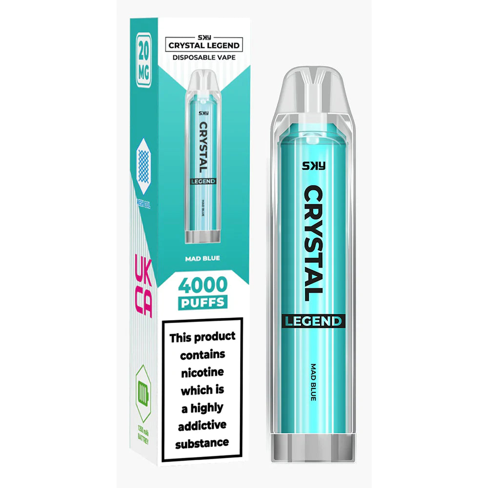 crystal legend 4k puffs disposable vape