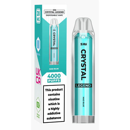 crystal legend 4k puffs disposable vape