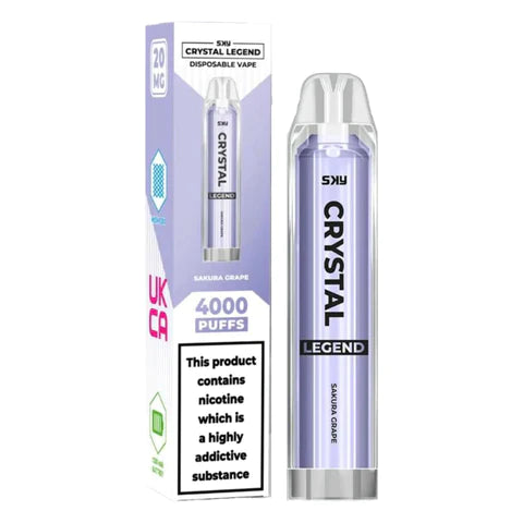 Crystal Legend 4000 Puff Disposable Vape Wholesale UK