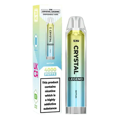 crystal legend 4000 puffs disposable vape