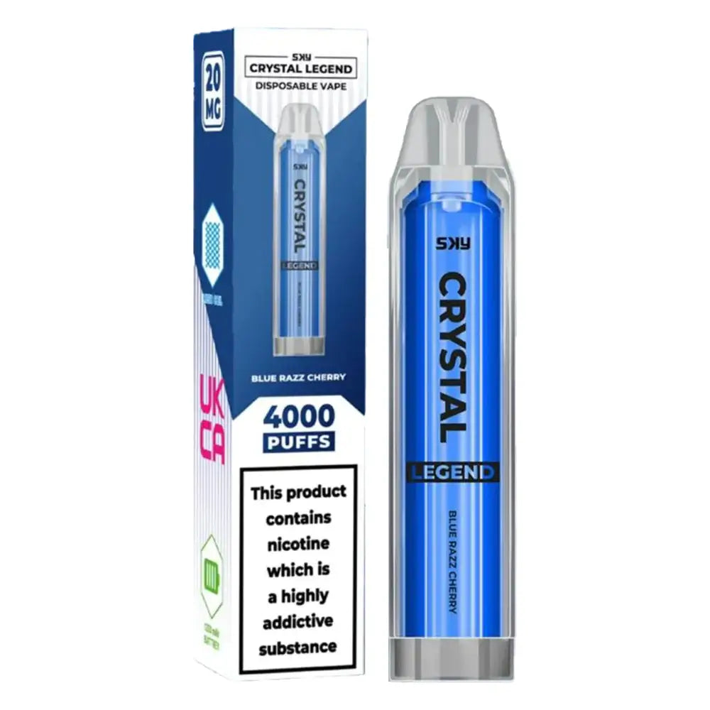 crystal legend 4000 puffs disposable vape